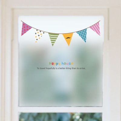 dgcn053-해피하우스-무점착 반투명 창문 시트지