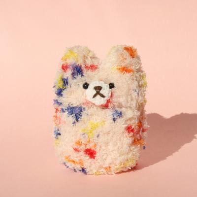 레이지띵 핑크 캔디 베어띵 뜨개 에어팟 케이스