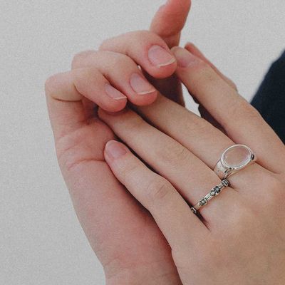 제이로렌 엔틱 크로스 실버 반지 R0711