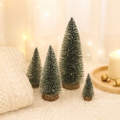 TGL 크리스마스 실내장식 미니트리 4개세트