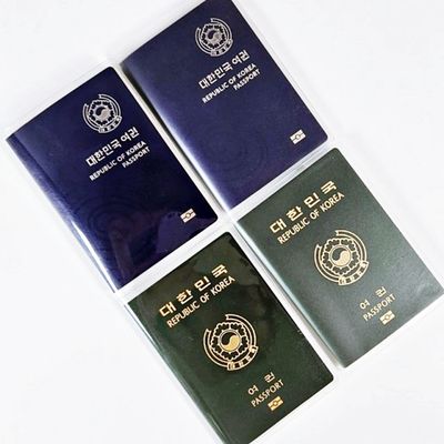 투명 반투명 신여권 구여권 여권 지갑 케이스 커버 