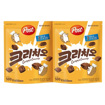 포스트 크리치오 500g 2개 초코 시리얼