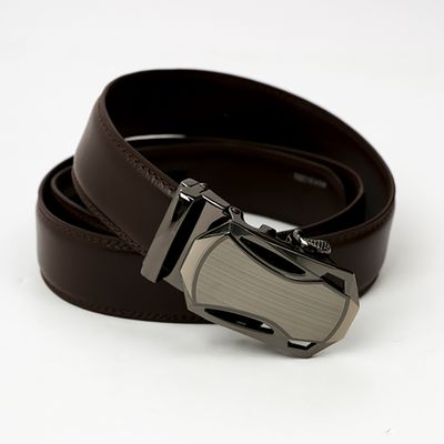 소튼 자동버클 소가죽 벨트(다크브라운) 남성 정장