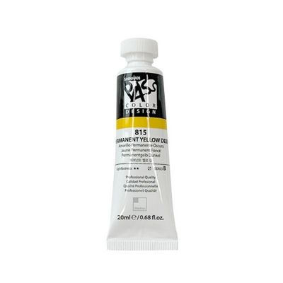 패스컬러물감 낱색 B 20ml 815 퍼머넌트 옐로 딥