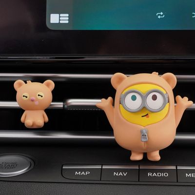 미니언즈 차량용 방향제 곰돌이 밥앤팀