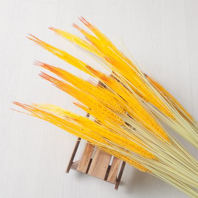 보리 조화 2송이 가지 77cm 녹색 그린 조경 인테리어