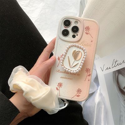 갤럭시 s23 s22 s21 진주 톡 그립 밴드 스트랩 케이스