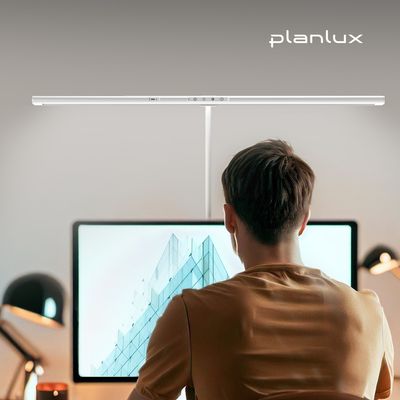 플랜룩스 모티프로 LED 와이드 책상 스탠드 시력보호