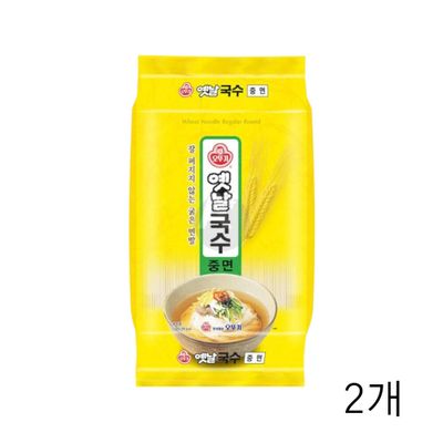 WL 오뚜기 옛날국수 중면 3kg X 2개 굵은면 잔치국수 콩국수면 멸치국수 식재료 대용량(WFLPQM5)