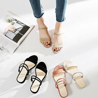 여성화 세무두줄 샌들(WF55754)