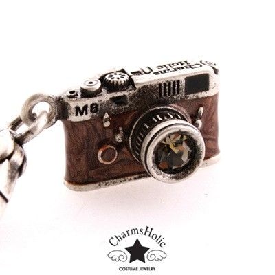 [참스홀릭]Modern classic camera charm silver cks216