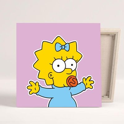 DIY 보석십자수 심슨패밀리 시리즈 매기 심슨 25x25