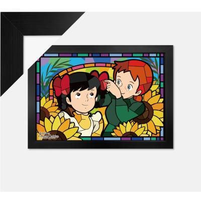 500피스퍼즐 빨강머리앤 우정+우드블랙 액자세트