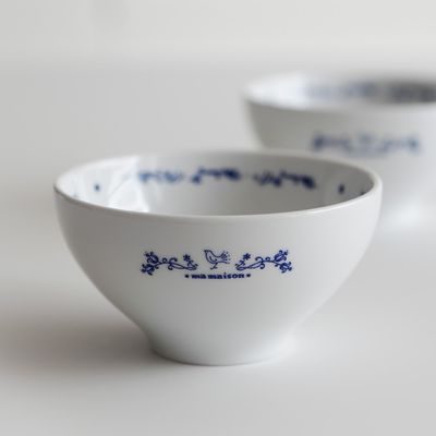 마메종 블루로즈 국그릇, 대접 1p