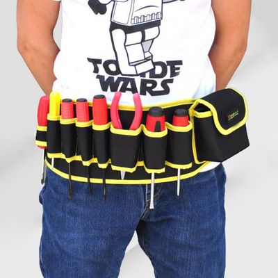 나인 공구벨트 망치걸이 연장 공구집 옐로우
