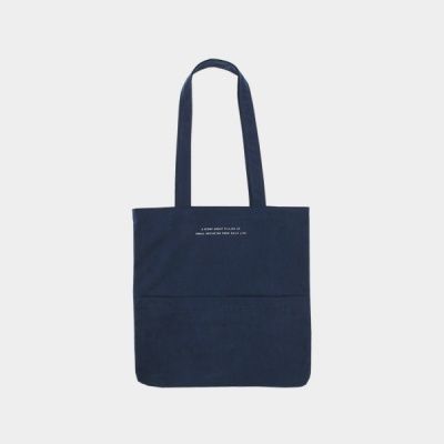 Rosette Flap Pocket bag navy blue 로제트 플랩 포켓백 네이비블루