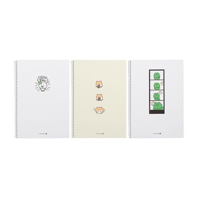 스프링노트 중학생 고등학생 공책 줄노트 큐트애니멀