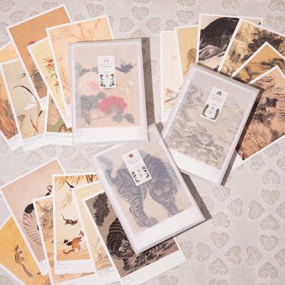 민화 엽서 한국 기념품 전통 외국인 선물 국중박 굿즈