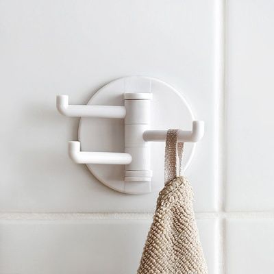 원형 회전 벽걸이 후크 2p