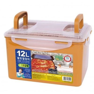 밀폐용기 반찬통 김치통 냉장고 절임 12L 황토 용기 SNM(WFP8V9Q)
