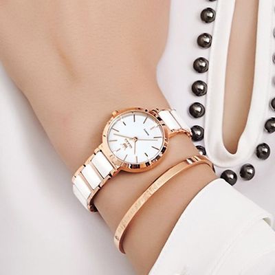 시티즌 무브 스테인리스 스틸 세라믹 고급 여자 시계