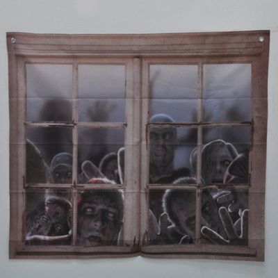 할로윈벽장식 좀비  파티용품 공포체험 소품 데코 호