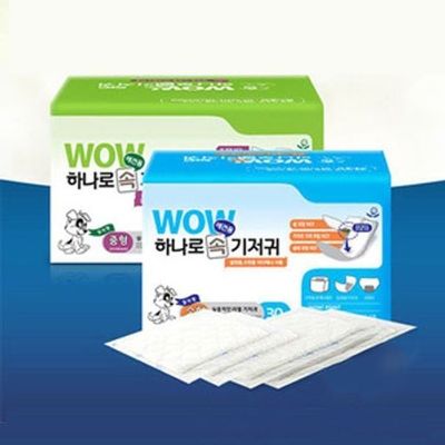 중형 애견 와우 강아지 30매 하나로 리필 속기저귀(WFLSU5D)