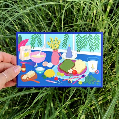 홈베이킹_파운드 케이크 / 엽서