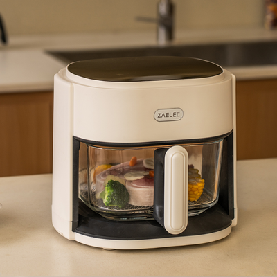 [자일렉] 대용량 글라스 에어프라이어 6L ZL-241GA