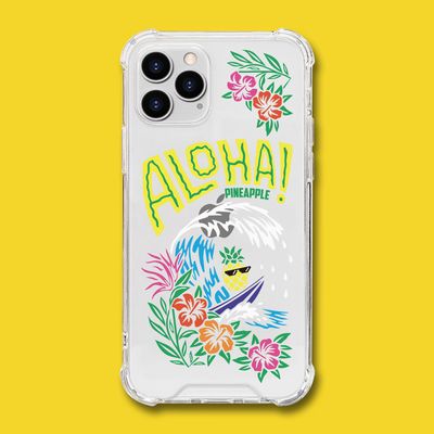 범퍼클리어 케이스 - 알로하 파인(Aloha Pineapple)