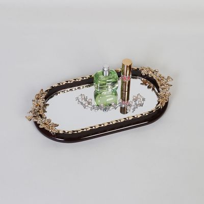 메탈 금도금 허밍버드 화장품 수납정리 트레이-스몰