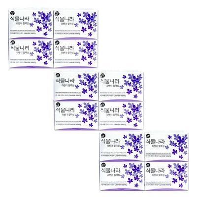 식물나라 라벤더 릴렉싱 세수 비누 90g 4입 3개(WB6A1B3)