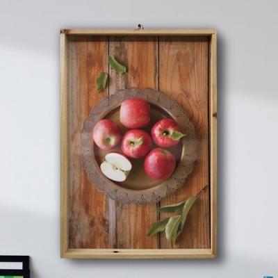 tg976-우드프레임액자_풍요로움을상징하는사과