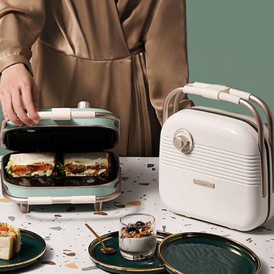 벤소닉 레트로 휴대용 샌드위치 와플메이커 HY-6602