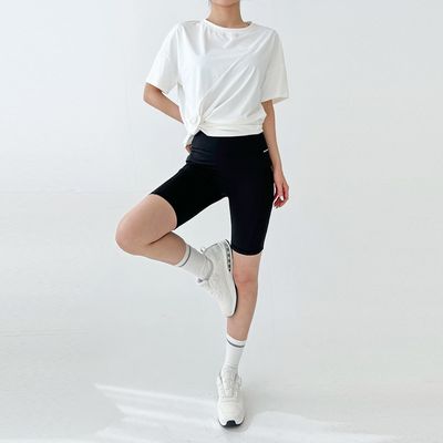 골피아 스포츠 여성 5부 레깅스 필라테스 요가 팬츠