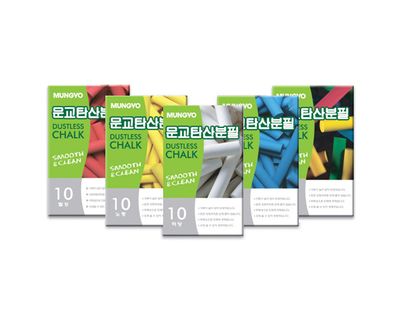 [문교화학] 탄산 분필 10개입