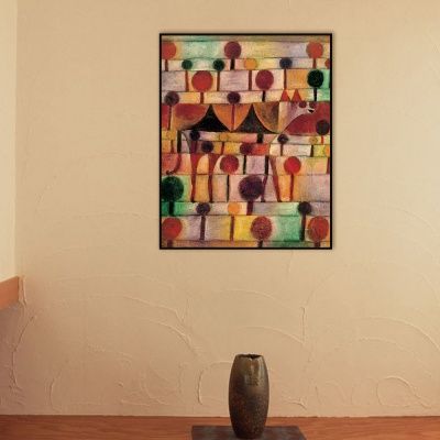 [THE BELLA] 클레 - 나무가 있는 율동적인 풍경속의 낙타 Camel in a Rhythmic Landscape of Trees