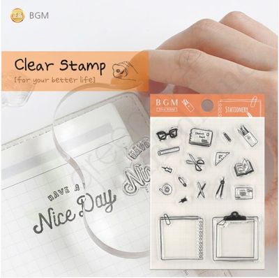 [BGM]다꾸-클리어 스탬프1(문방구)/BT-CS001