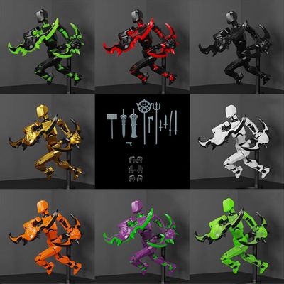 3D 프린팅 야광 다관절 액션 피규어 블록 조립 키트