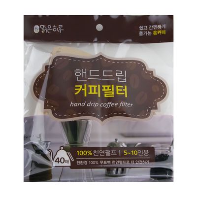 맑은하루 커피필터 5~10인용 40매(WEDEE90)