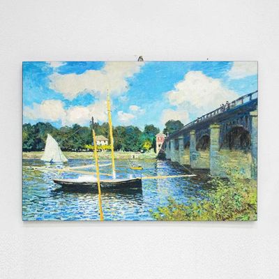 명화액자 모네 아르장퇴유의 다리 60x40 kisn037
