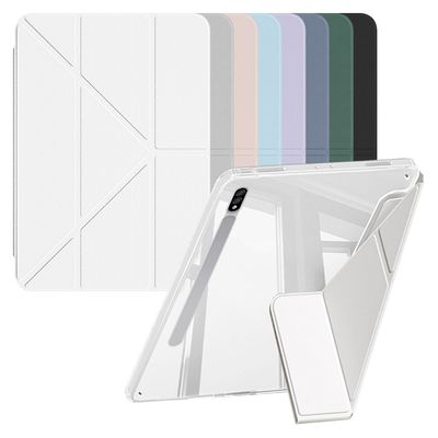 갤럭시탭S8 S7 투명 세로거치 커버 케이스 CW-43