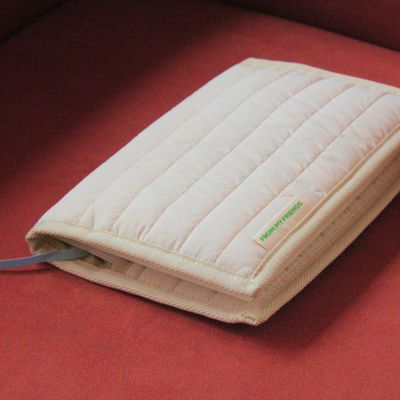 누빔 프레임 북커버 (크림아이보리)