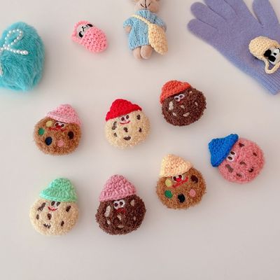 벙거지 초코 쿠키 브로치(4종)