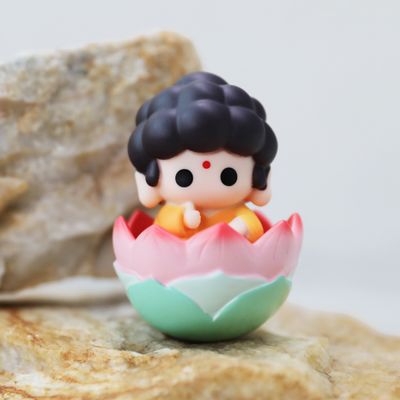 연꽃붓다 오뚝이 미니어쳐 불교굿즈