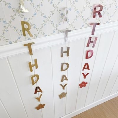 Birthday Vertical Garland 플라워생일버티컬가랜드