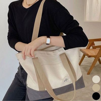 숄더백 여자 에코백 수납력 보부상가방 캔버스 좋은(WFLP036)