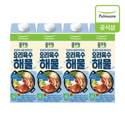 풀무원 요리육수 해물 1kg 4개