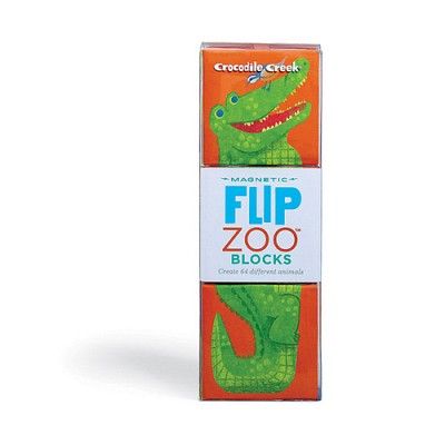 [Crocodile creek]  Rainforest Animals Flip Zoo Magnetic Puzzle