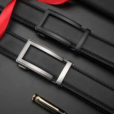 폭스바겐 사각 프레임 소가죽 자동벨트 2종 택1